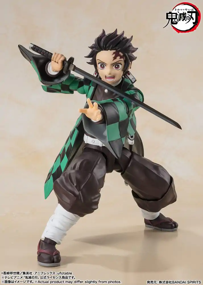 Demon Slayer: Kimetsu no Yaiba S.H. Figuarts Akční figurka Tanjiro Kamado 14 cm fotografii produktu