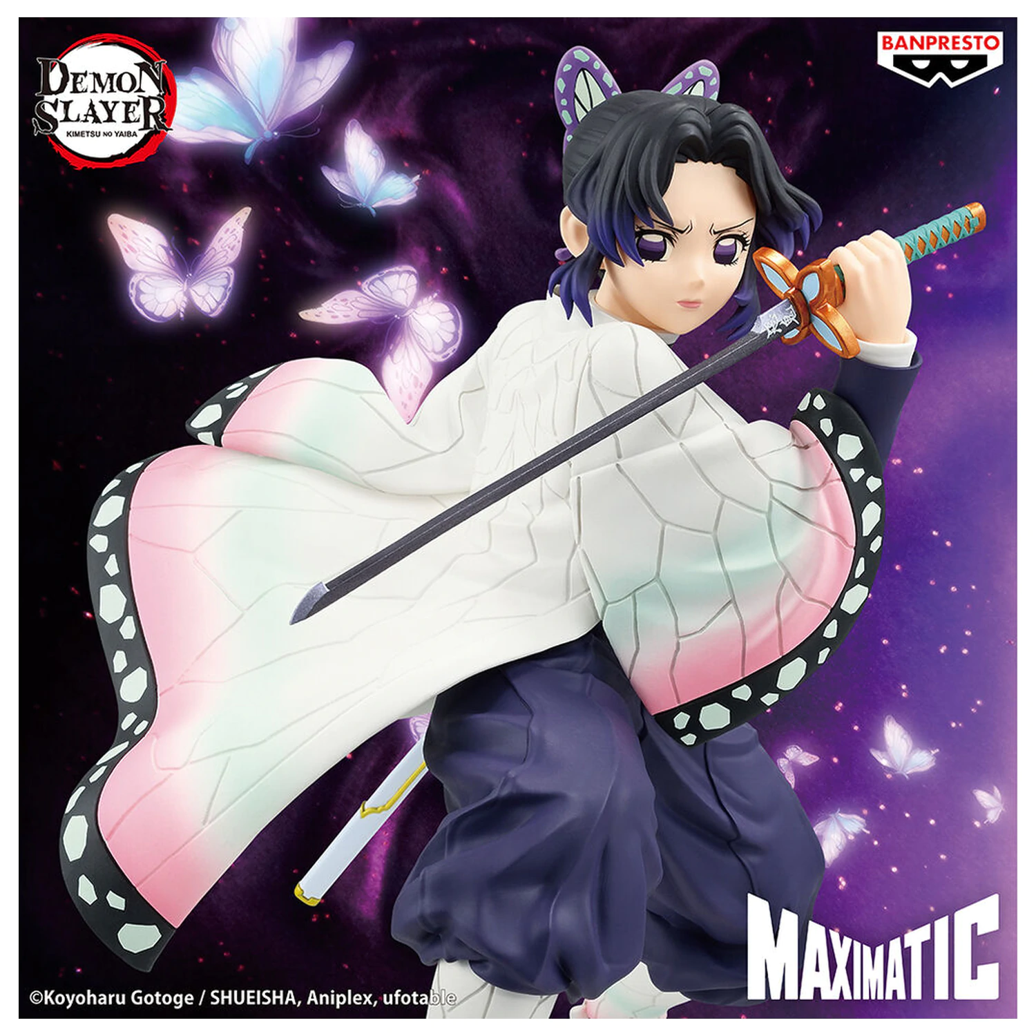 Demon Slayer Kimetsu no Yaiba Shinobu Kocho Maximatic figurka 18 cm fotografii produktu