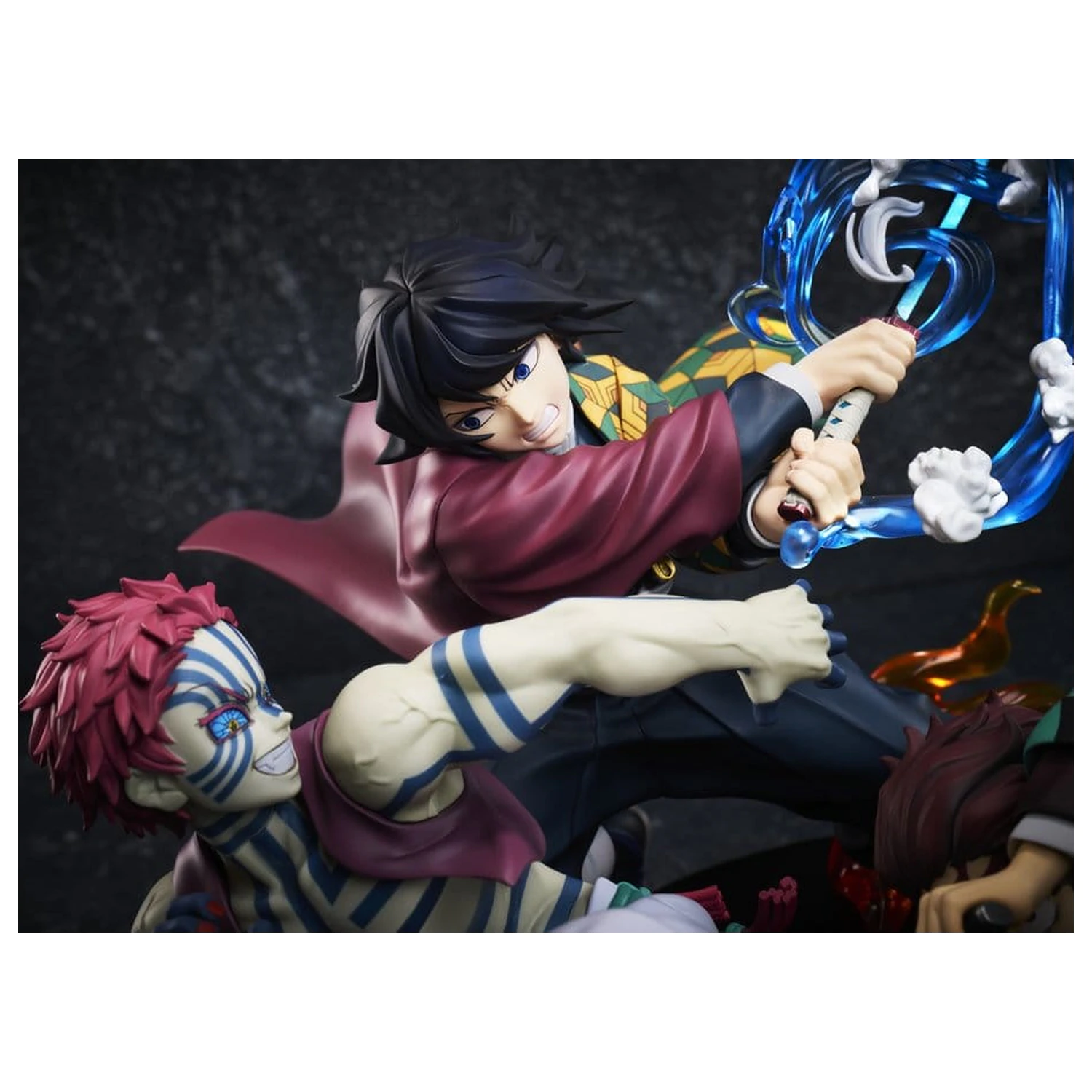 Demon Slayer: Kimetsu no Yaiba PVC figurka Tanjiro Kamado & Giyu Tomioka & Akaza 13 cm fotografii produktu