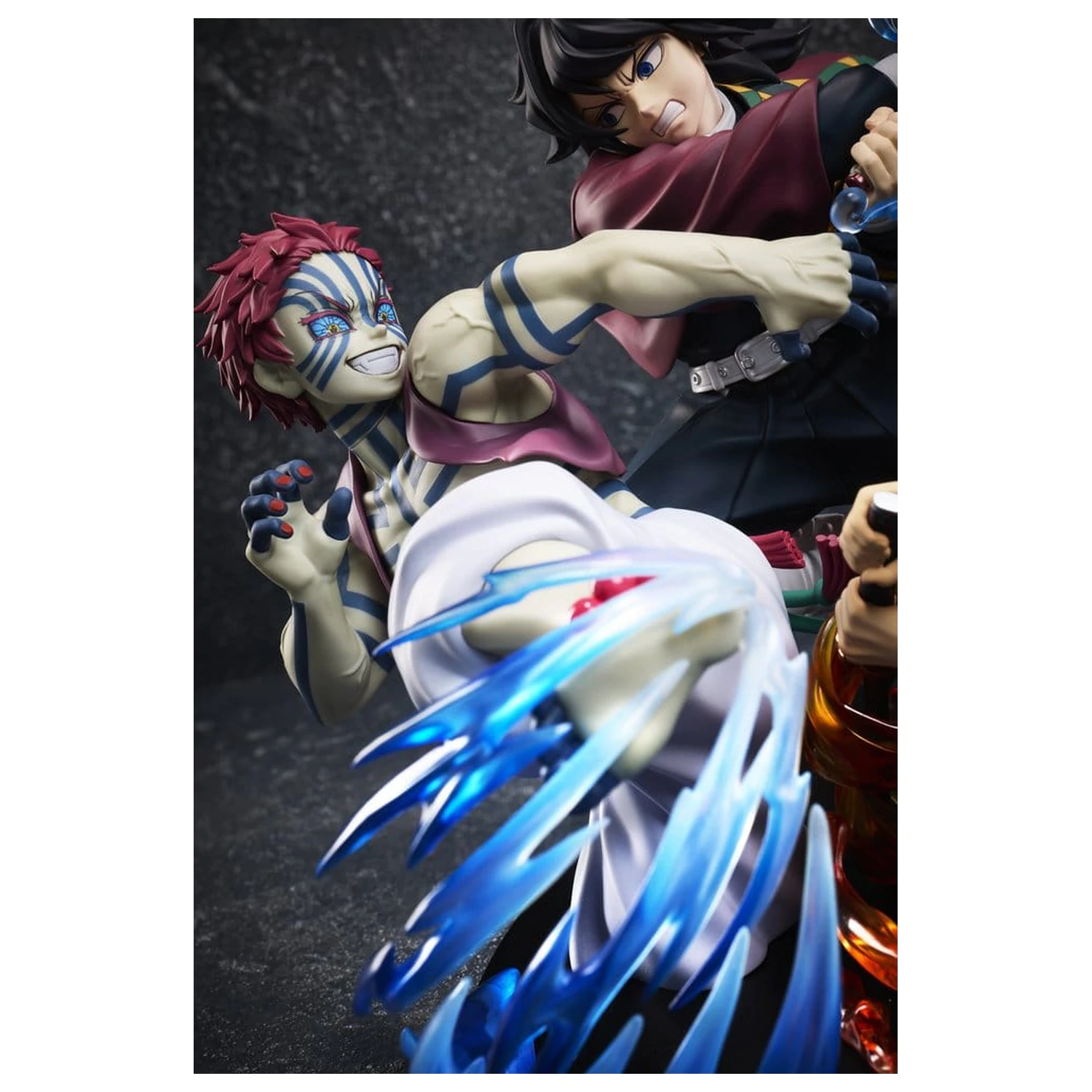 Demon Slayer: Kimetsu no Yaiba PVC figurka Tanjiro Kamado & Giyu Tomioka & Akaza 13 cm fotografii produktu