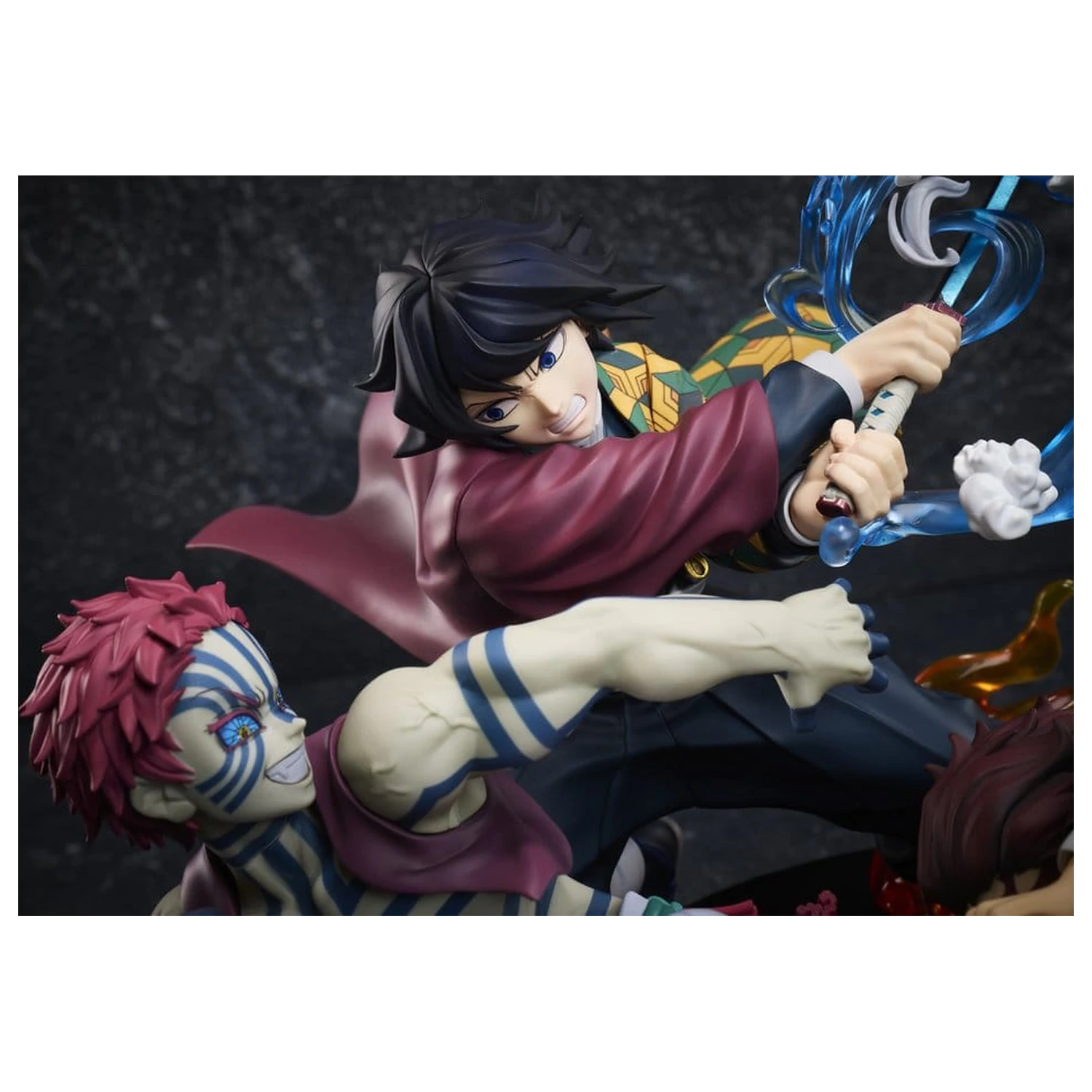 Demon Slayer: Kimetsu no Yaiba PVC figurka Tanjiro Kamado & Giyu Tomioka & Akaza 13 cm fotografii produktu