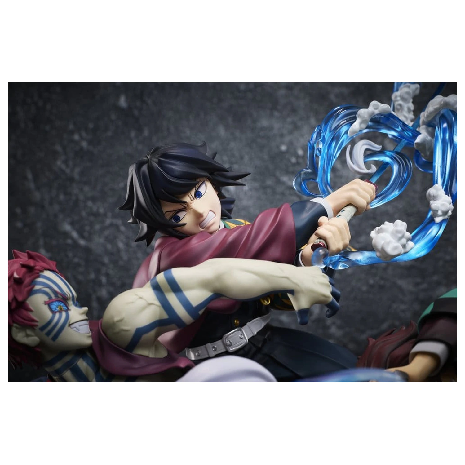Demon Slayer: Kimetsu no Yaiba PVC figurka Tanjiro Kamado & Giyu Tomioka & Akaza 13 cm fotografii produktu