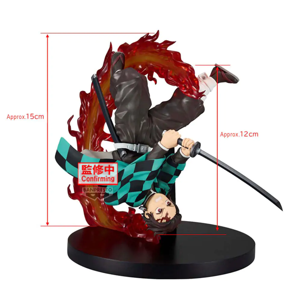 Demon Slayer Kimetsu no Yaiba Vibration Stars Tanjiro Kamado figurka 15 cm fotografii produktu