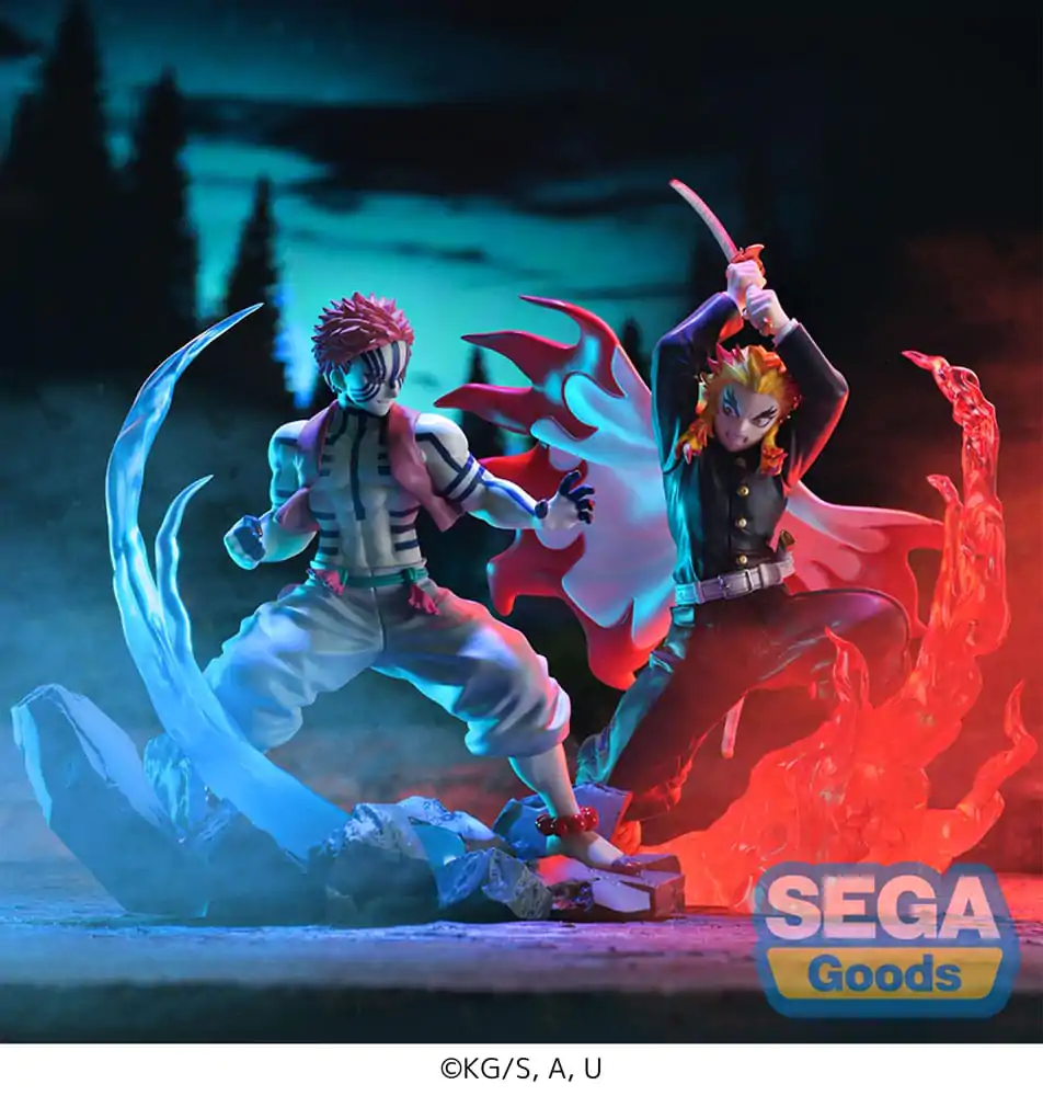 Demon Slayer: Kimetsu no Yaiba Xross Link Anime PVC Socha Kyojuro Rengoku 15 cm fotografii produktu