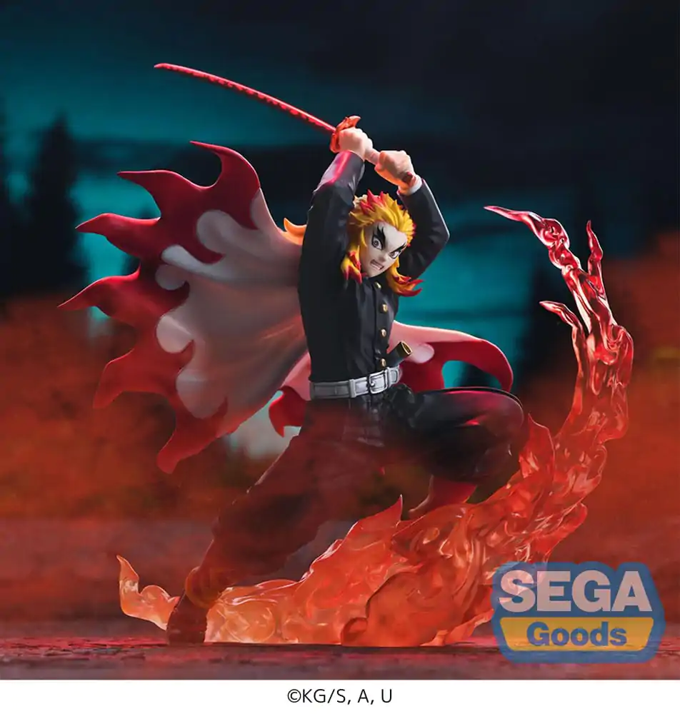 Demon Slayer: Kimetsu no Yaiba Xross Link Anime PVC Socha Kyojuro Rengoku 15 cm fotografii produktu