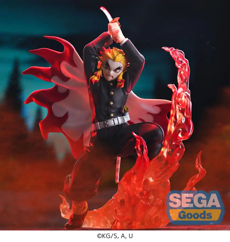 Demon Slayer: Kimetsu no Yaiba Xross Link Anime PVC Socha Kyojuro Rengoku 15 cm fotografii produktu