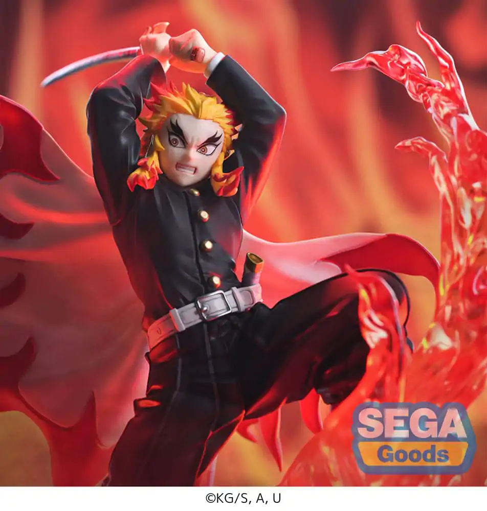Demon Slayer: Kimetsu no Yaiba Xross Link Anime PVC Socha Kyojuro Rengoku 15 cm fotografii produktu