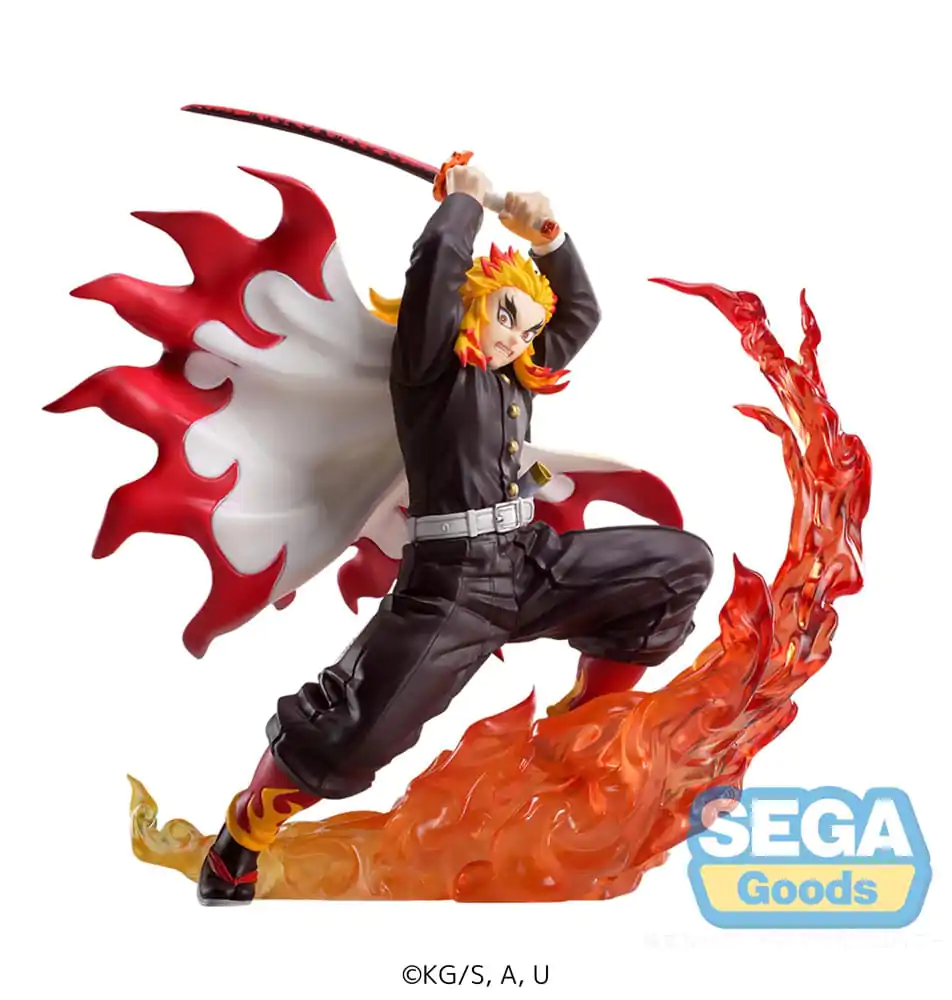 Demon Slayer: Kimetsu no Yaiba Xross Link Anime PVC Socha Kyojuro Rengoku 15 cm fotografii produktu