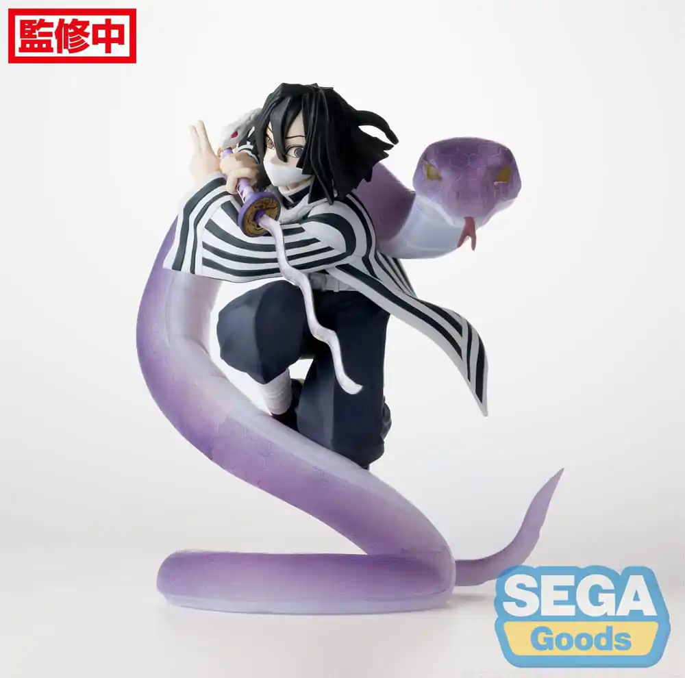 Demon Slayer: Kimetsu no Yaiba Xross Link Anime PVC soška Obanai Iguro Hashira Training Arc 14 cm fotografii produktu