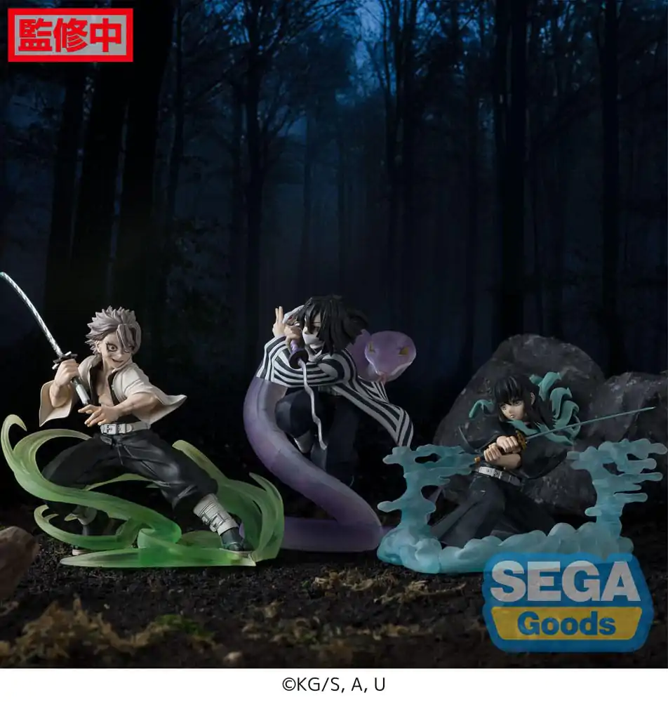 Demon Slayer: Kimetsu no Yaiba Xross Link Anime PVC soška Obanai Iguro Hashira Training Arc 14 cm fotografii produktu