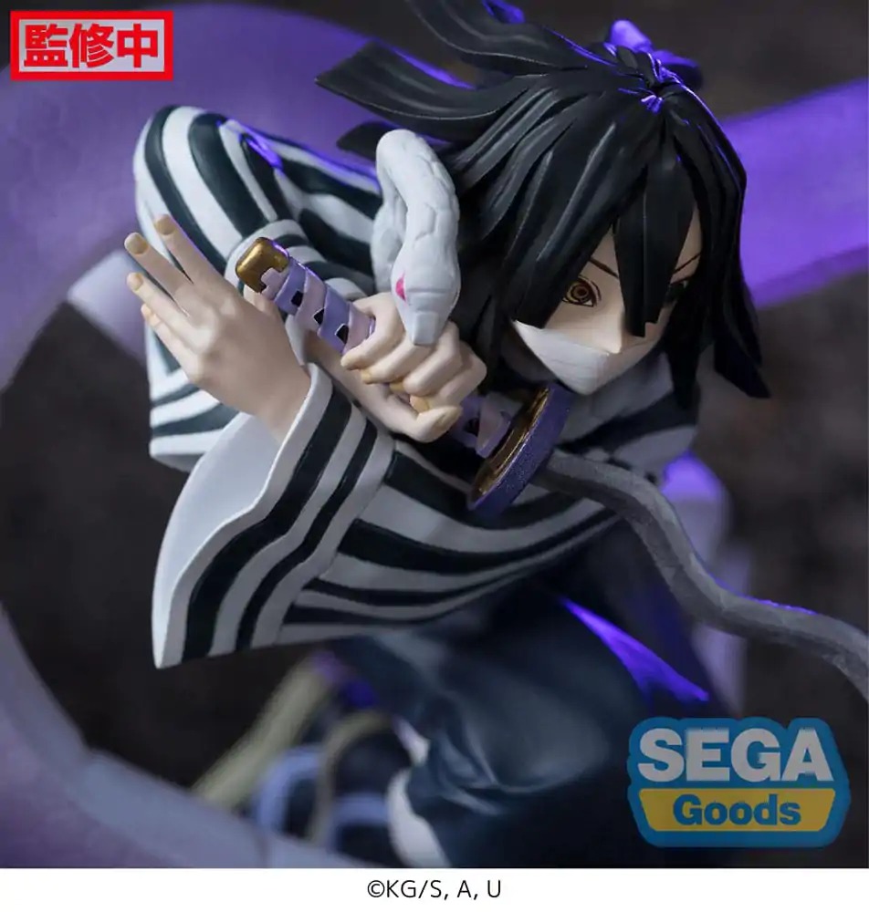 Demon Slayer: Kimetsu no Yaiba Xross Link Anime PVC soška Obanai Iguro Hashira Training Arc 14 cm fotografii produktu