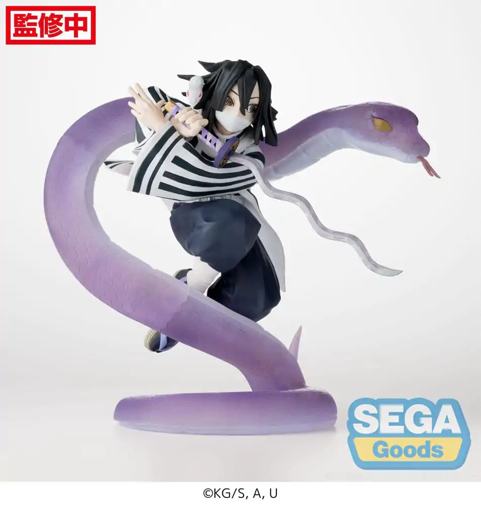 Demon Slayer: Kimetsu no Yaiba Xross Link Anime PVC soška Obanai Iguro Hashira Training Arc 14 cm fotografii produktu