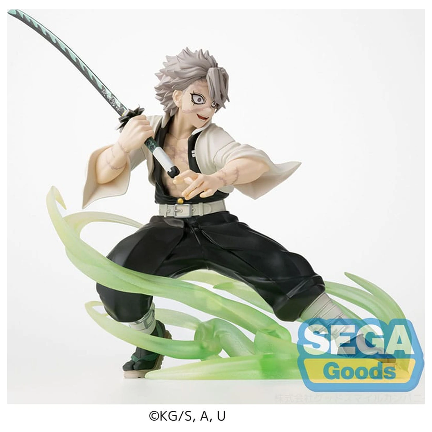 Demon Slayer: Kimetsu no Yaiba Xross Link Anime PVC Socha Sanemi Shinazugawa Hashira Training Arc 12 cm fotografii produktu