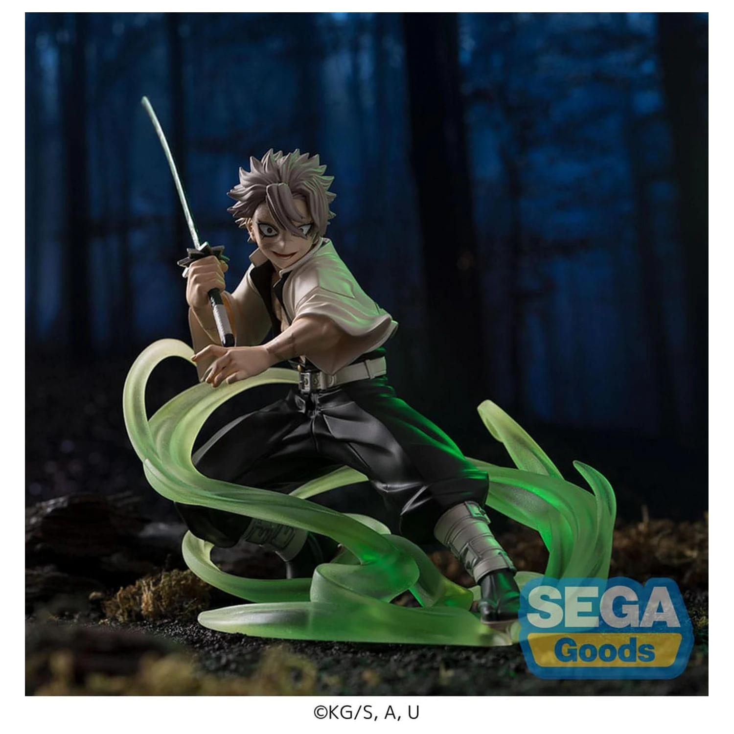 Demon Slayer: Kimetsu no Yaiba Xross Link Anime PVC Socha Sanemi Shinazugawa Hashira Training Arc 12 cm fotografii produktu