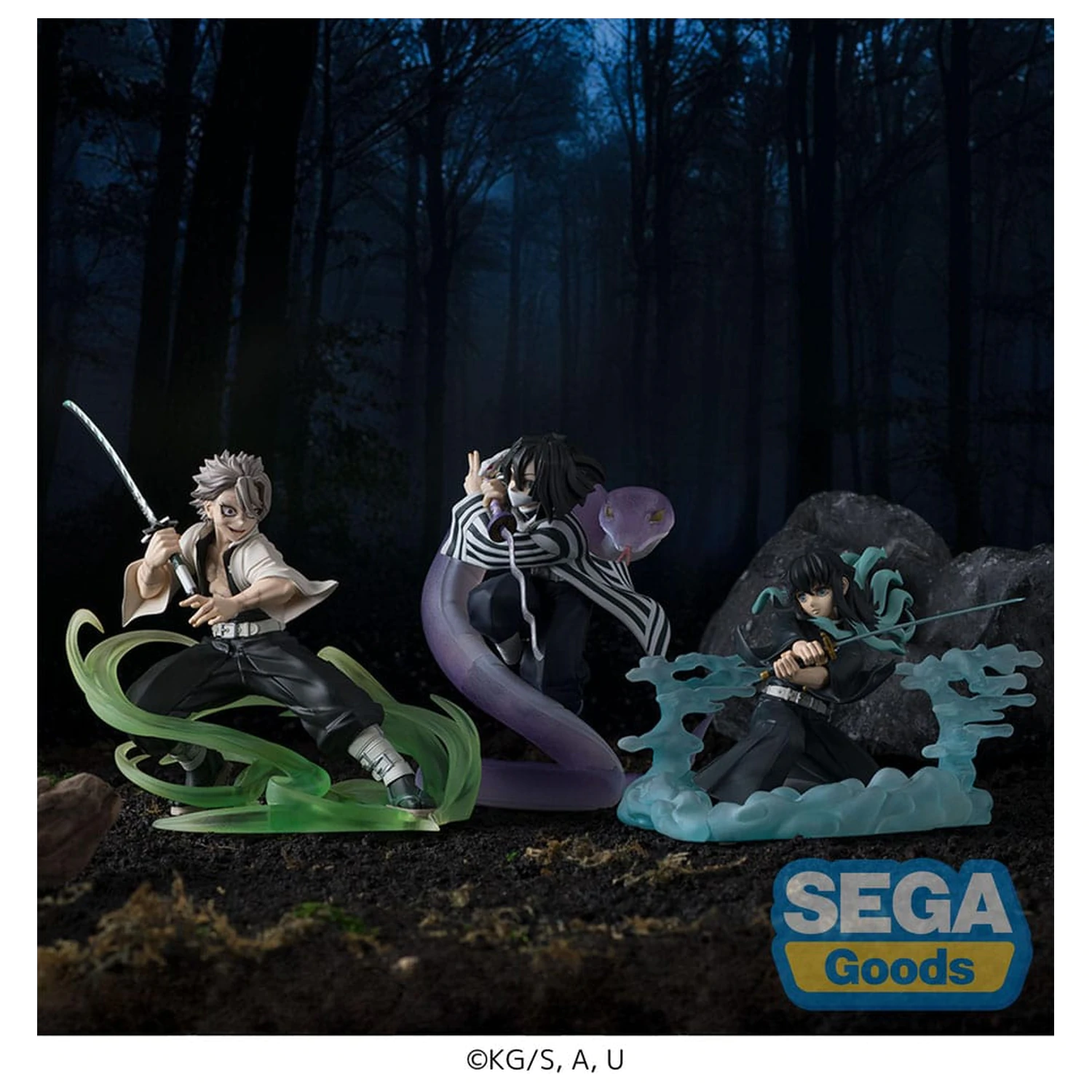 Demon Slayer: Kimetsu no Yaiba Xross Link Anime PVC Socha Sanemi Shinazugawa Hashira Training Arc 12 cm fotografii produktu