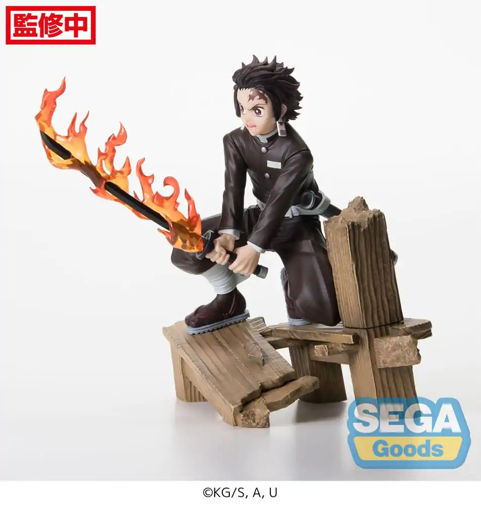 Demon Slayer: Kimetsu no Yaiba Xross Link Anime PVC soška Tanjiro Kamado -Swordsmith Village Arc- 12 cm fotografii produktu