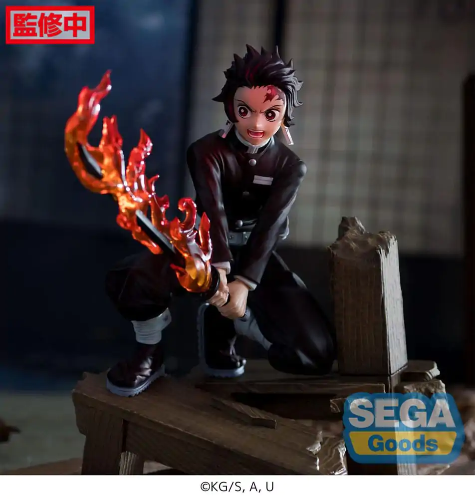 Demon Slayer: Kimetsu no Yaiba Xross Link Anime PVC soška Tanjiro Kamado -Swordsmith Village Arc- 12 cm fotografii produktu