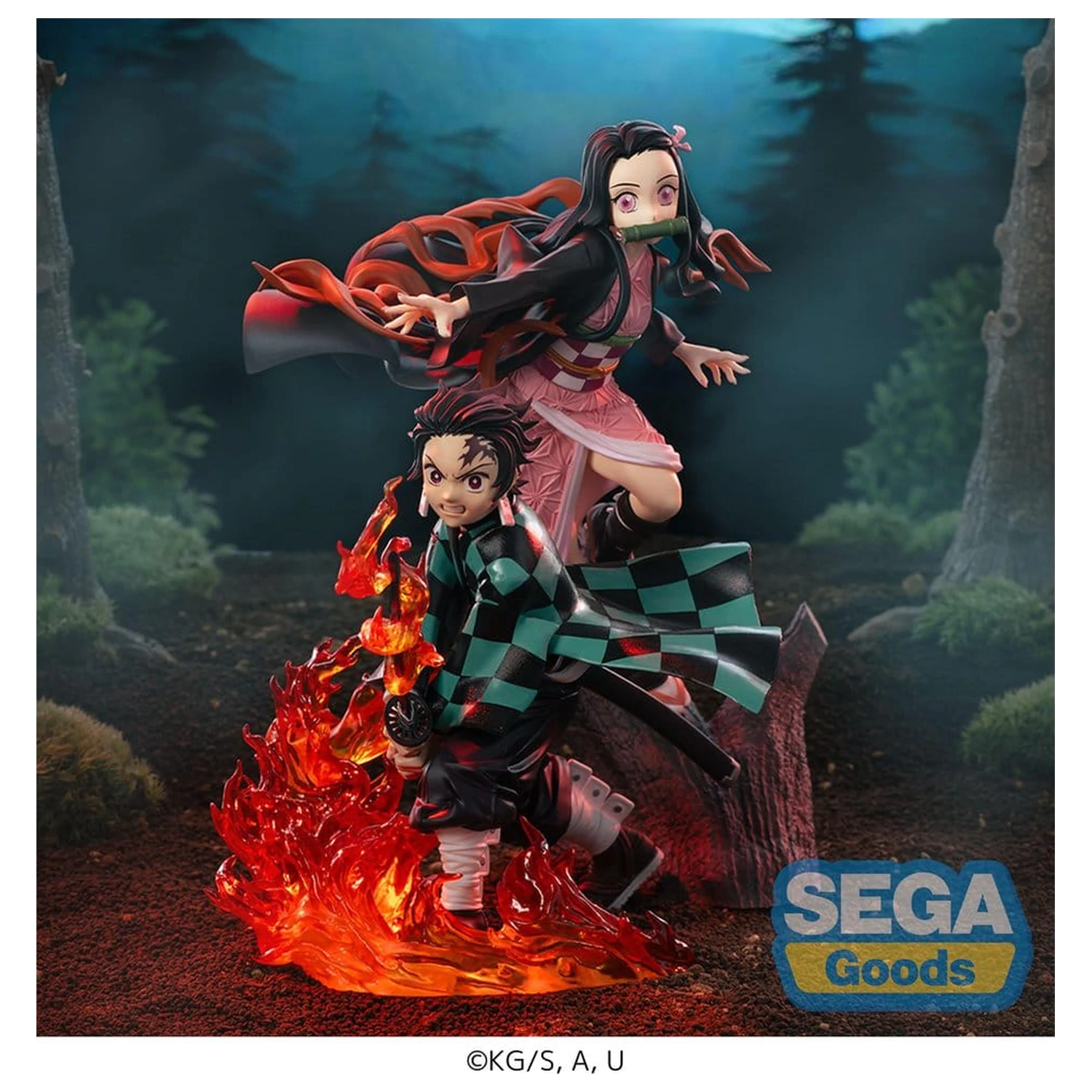 Demon Slayer: Kimetsu no Yaiba XrossLink PVC Soška Nezuko Kamado 16 cm fotografii produktu