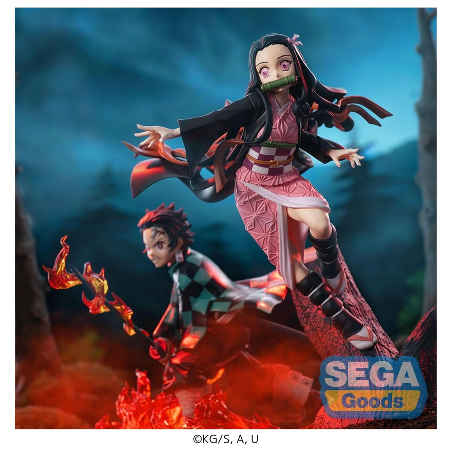 Demon Slayer: Kimetsu no Yaiba XrossLink PVC Soška Nezuko Kamado 16 cm fotografii produktu