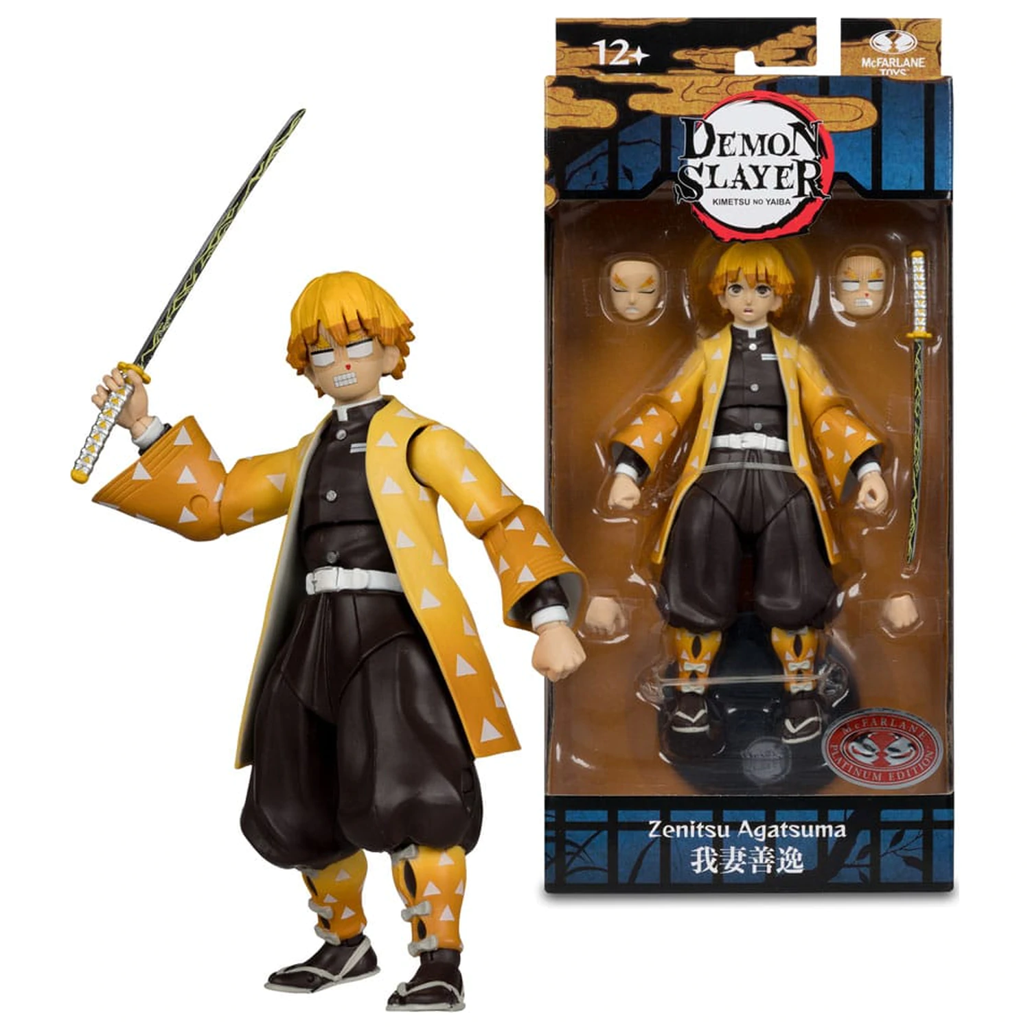 Demon Slayer: Kimetsu no Yaiba akční figurka Zenitsu Agatsuma Plantinum Edition 15 cm fotografii produktu