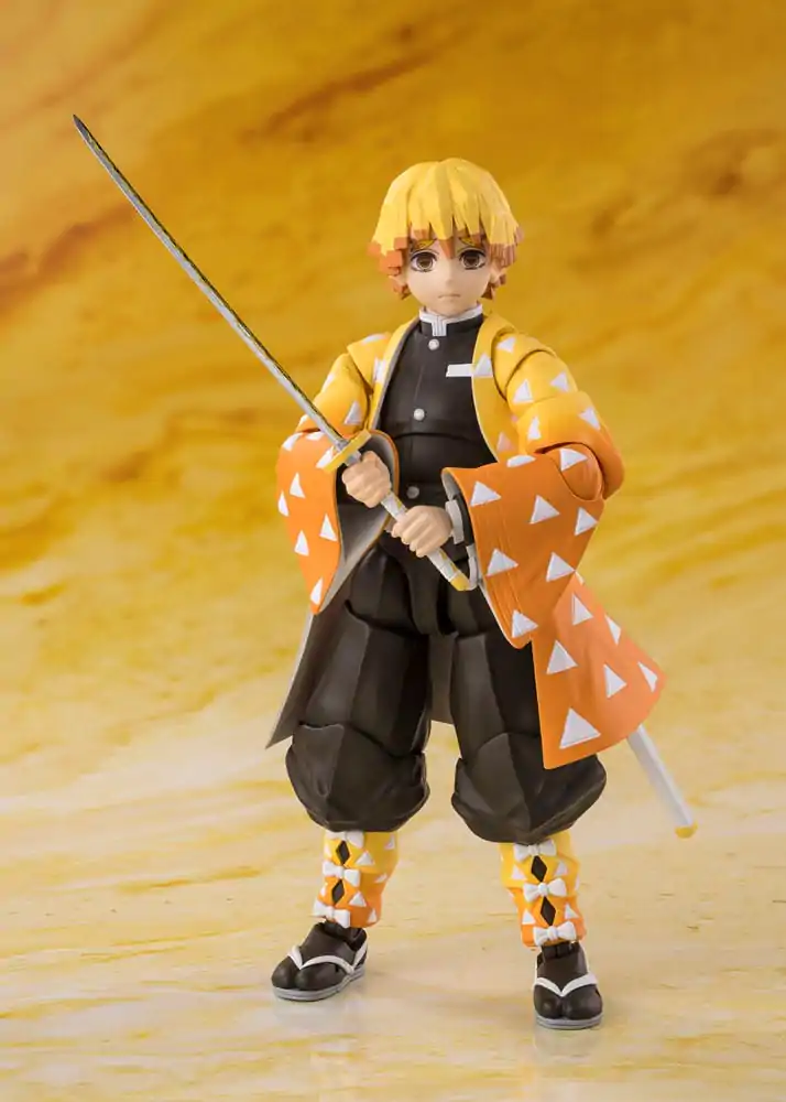 Demon Slayer Kimetsu no Yaiba Zenitsu Agatsuma S.H. Figuarts figurka 14 cm fotografii produktu