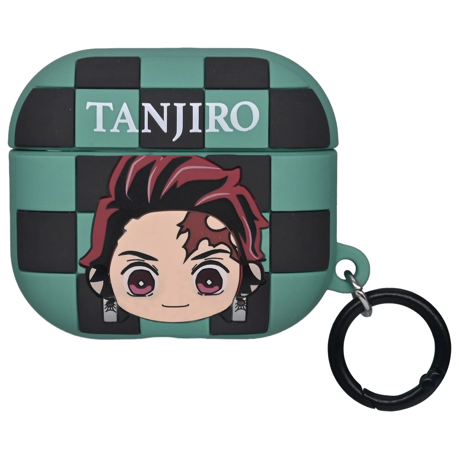 DEMON SLAYER Tanjiro 3D Pěnové Pouzdro na AirPods s klipem na tašku fotografii produktu
