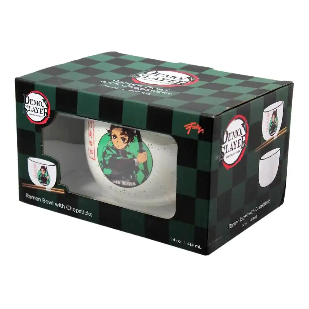Demon Slayer Ramen Miska s Hůlkami Tanjiro 414 ml fotografii produktu