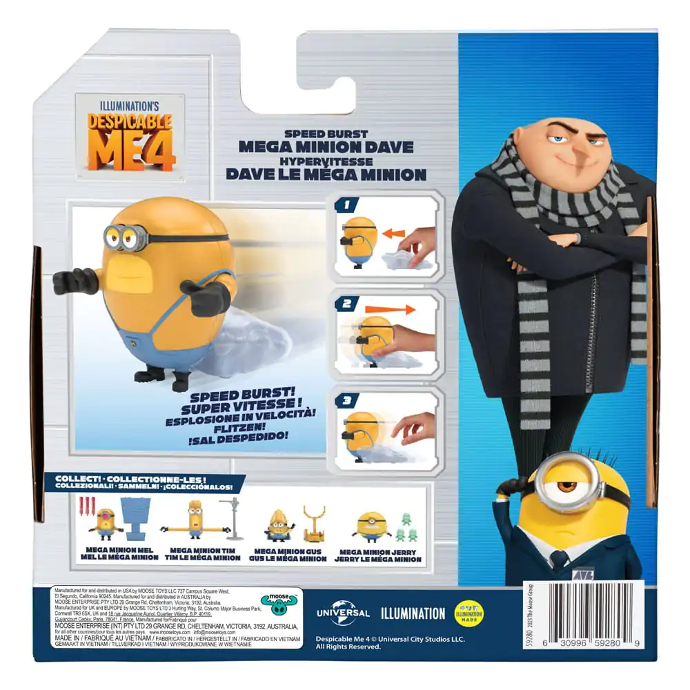 Despicable Me 4 Mega Minion akční figurka Dave fotografii produktu