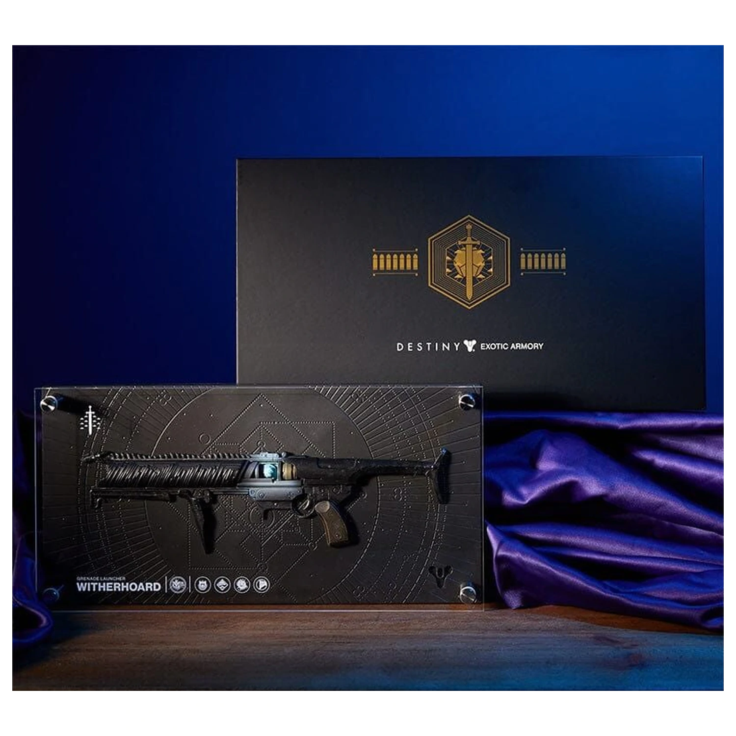 Destiny 2 Witherhoard Exotic Weapon Plaque Replika fotografii produktu