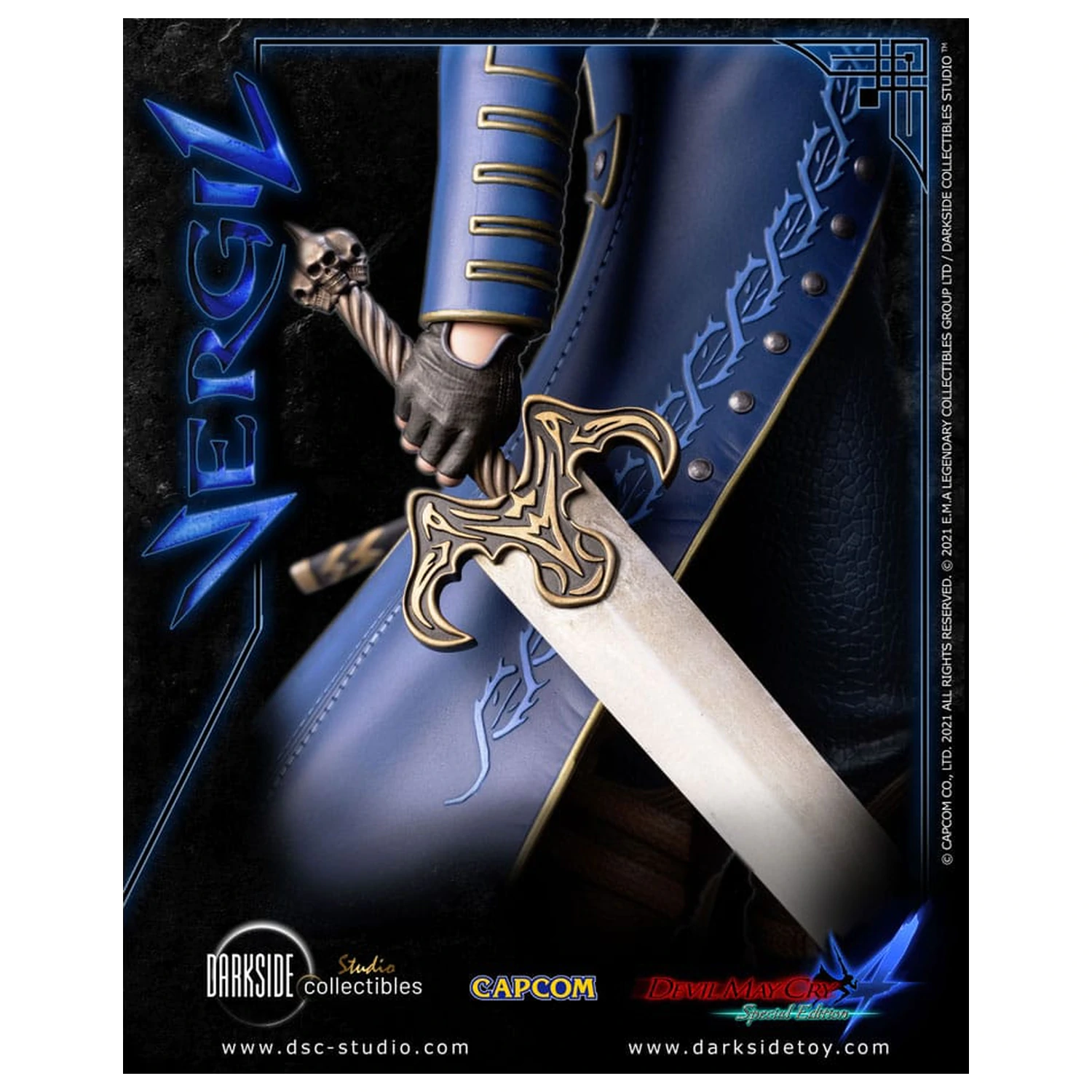 Devil May Cry 4 Prémiová socha 1/4 Vergil 51 cm fotografii produktu