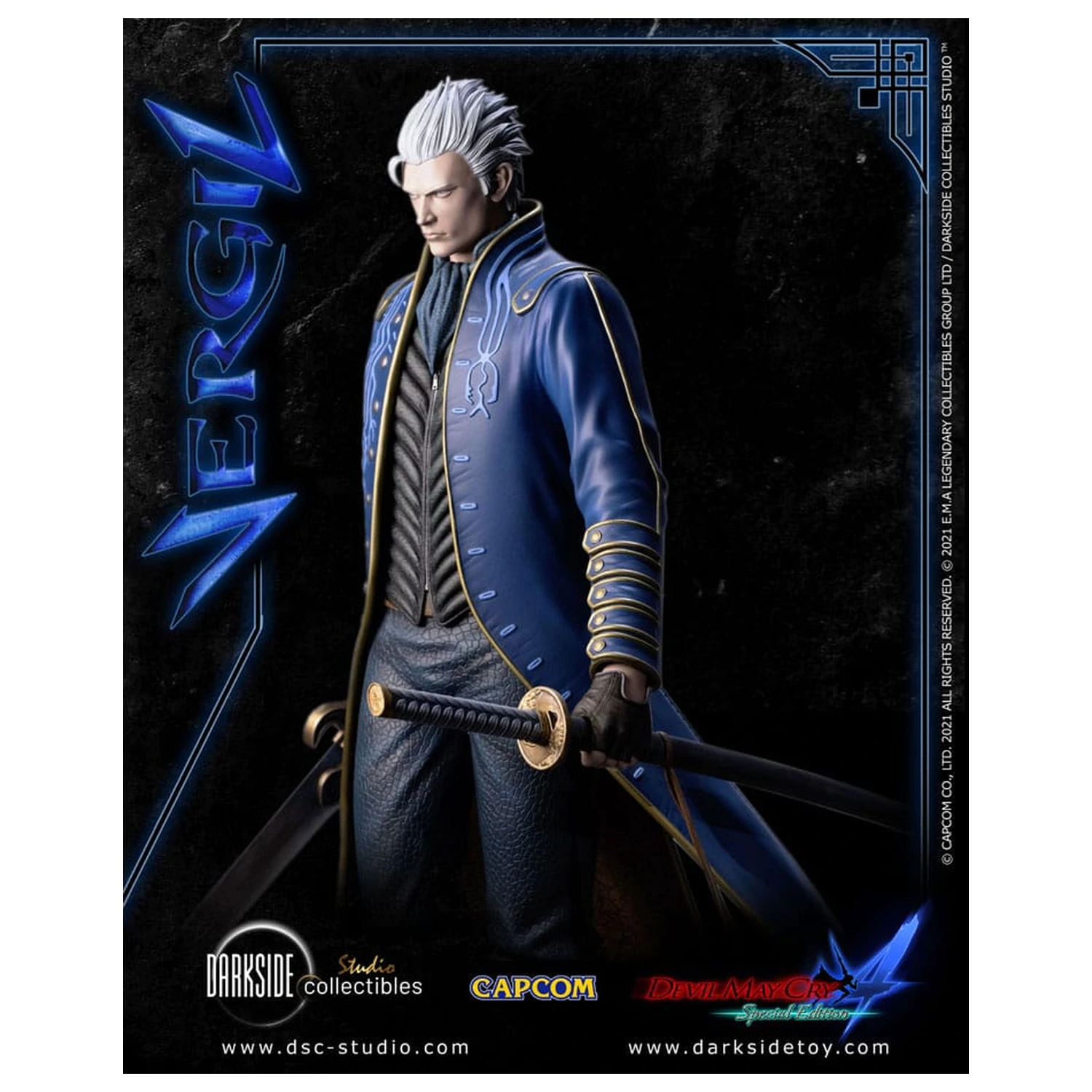 Devil May Cry 4 Prémiová socha 1/4 Vergil 51 cm fotografii produktu