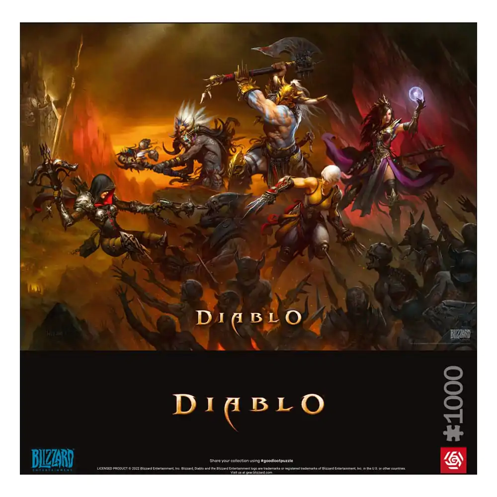 Diablo Gaming Puzzle Heroes Battle (1000 dílků) fotografii produktu