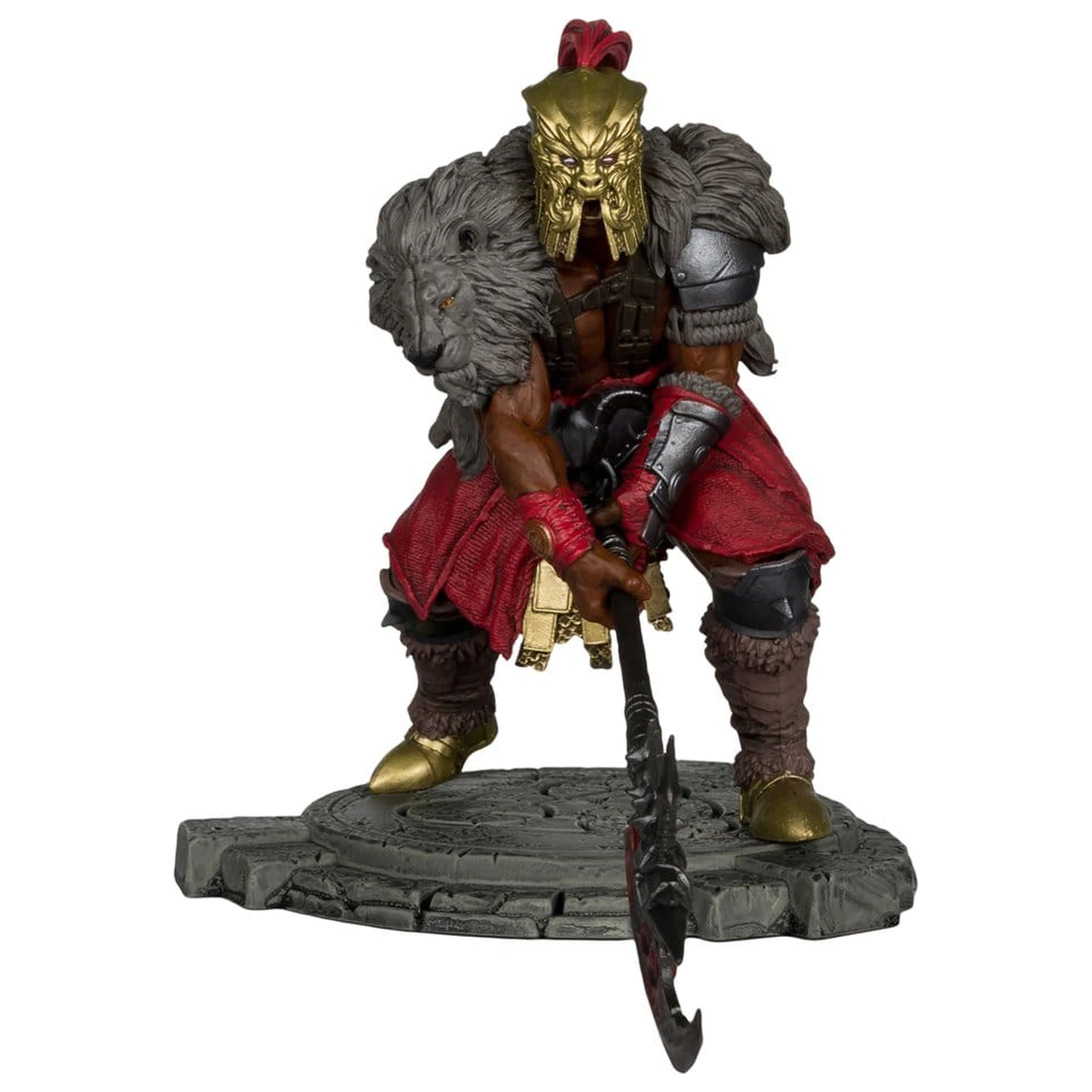 Diablo IV figurka 1/12 scale, limitovaná edice, pózovatelná, Barbarian, 12 cm fotografii produktu