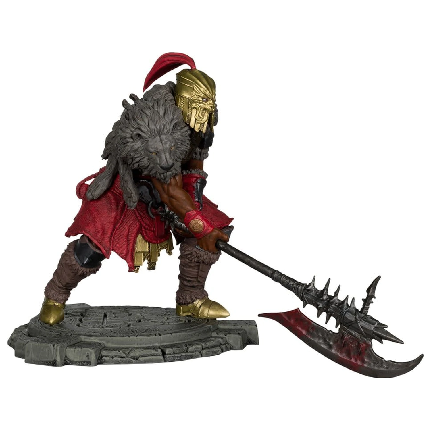 Diablo IV figurka 1/12 scale, limitovaná edice, pózovatelná, Barbarian, 12 cm fotografii produktu