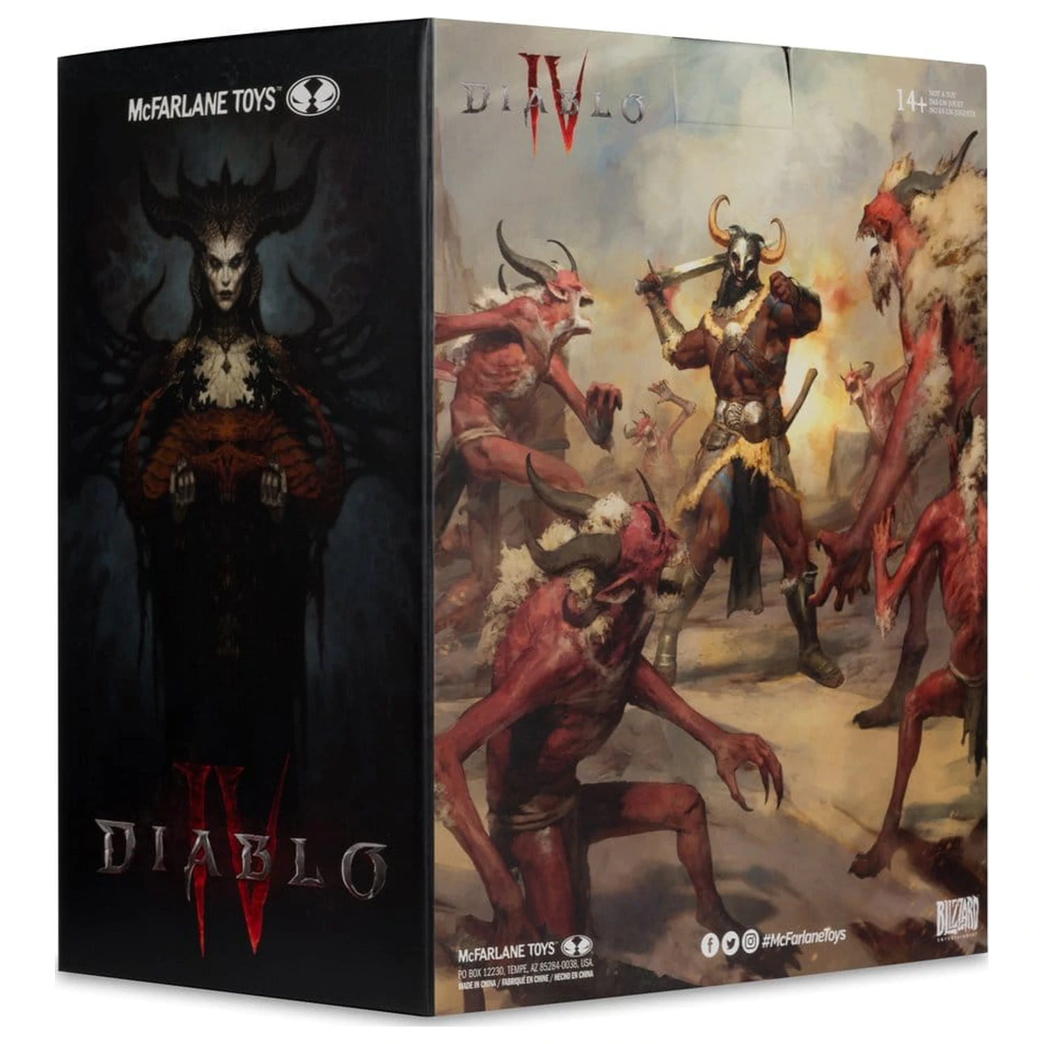 Diablo IV figurka 1/12 scale, limitovaná edice, pózovatelná, Barbarian, 12 cm fotografii produktu