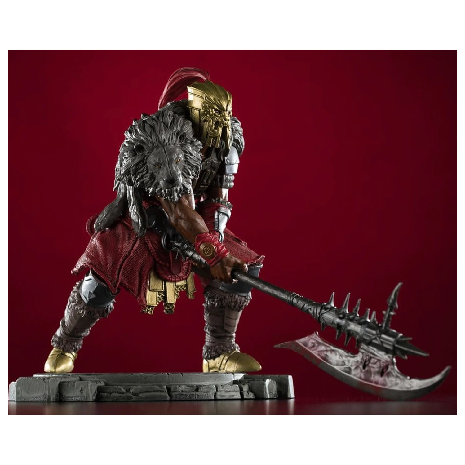 Diablo IV figurka 1/12 scale, limitovaná edice, pózovatelná, Barbarian, 12 cm fotografii produktu