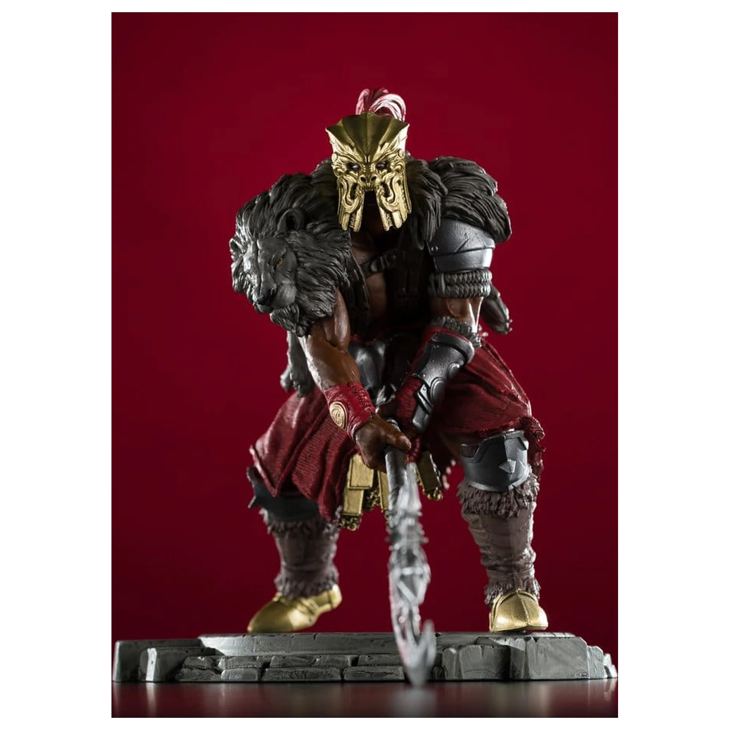 Diablo IV figurka 1/12 scale, limitovaná edice, pózovatelná, Barbarian, 12 cm fotografii produktu