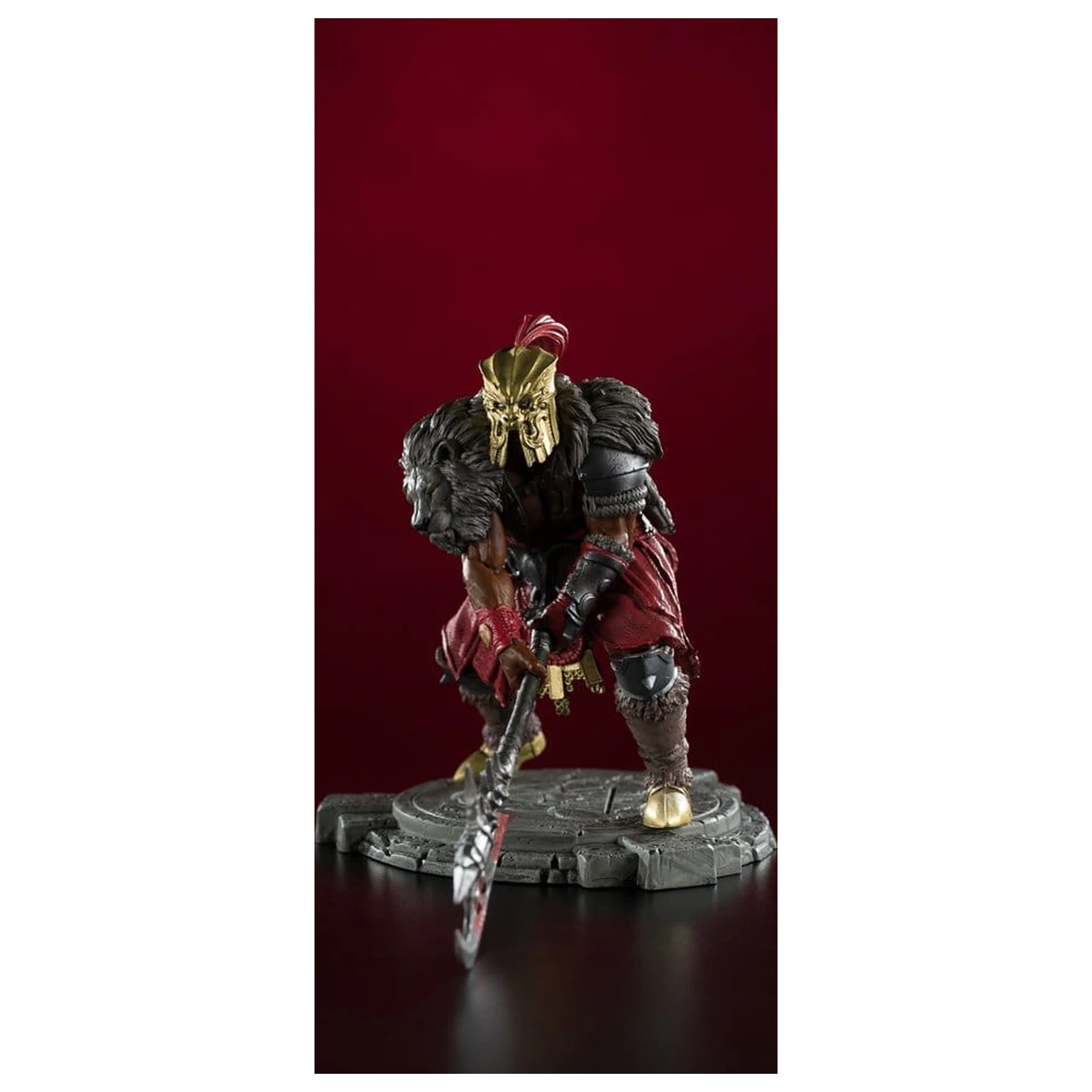 Diablo IV figurka 1/12 scale, limitovaná edice, pózovatelná, Barbarian, 12 cm fotografii produktu