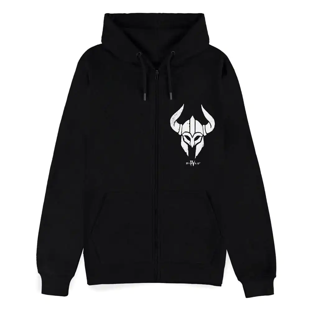 Diablo IV Zipper Mikina s kapucí Svetr Barbarian Sigil fotografii produktu