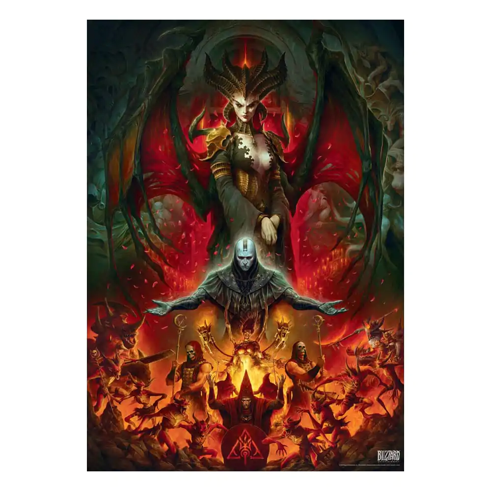 Diablo IV Herní puzzle Lilith Composition (1000 dílků) fotografii produktu