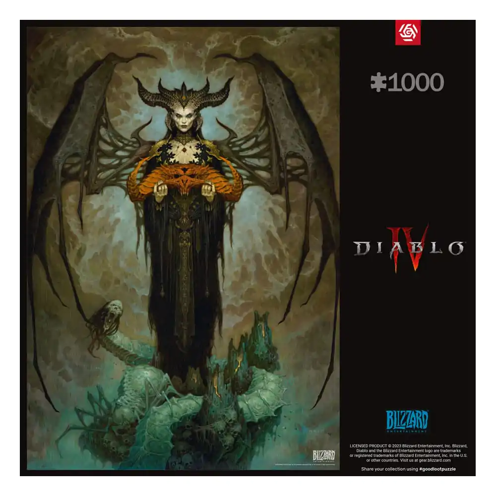 Diablo IV Herní puzzle Lilith (1000 dílků) fotografii produktu