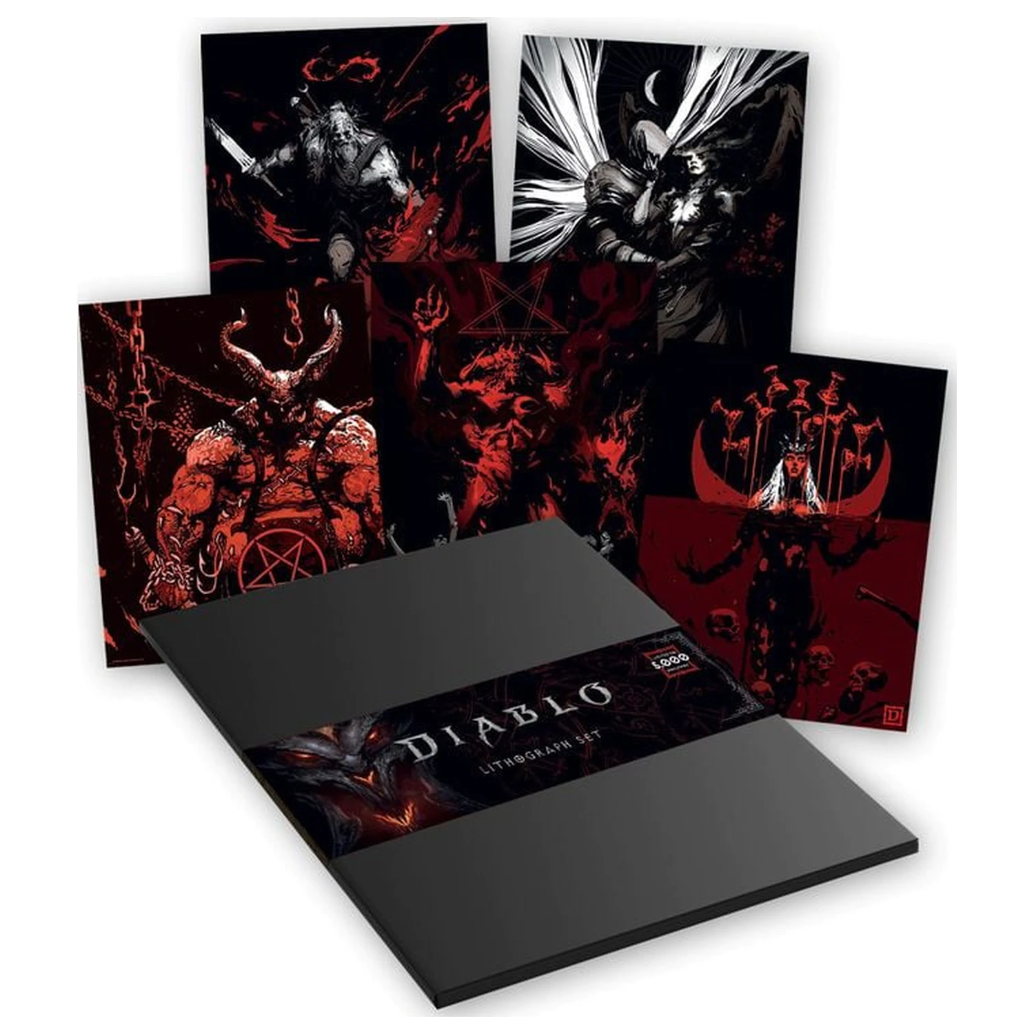 Diablo sada litografií Limitovaná edice fotografii produktu