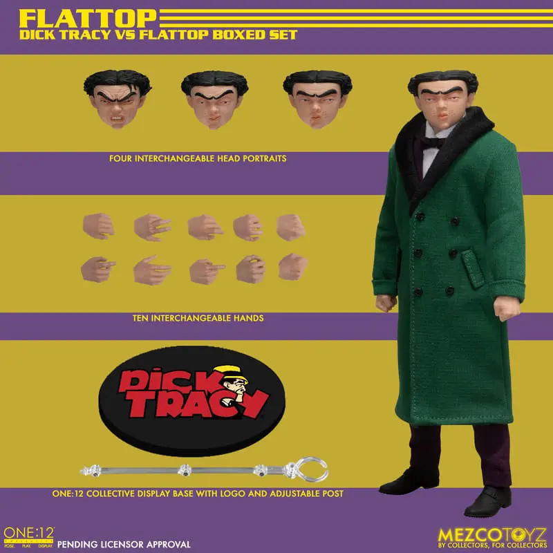 Akční figurky Dick Tracy 1/12 Dick Tracy vs Flattop Box Set 17 cm fotografii produktu