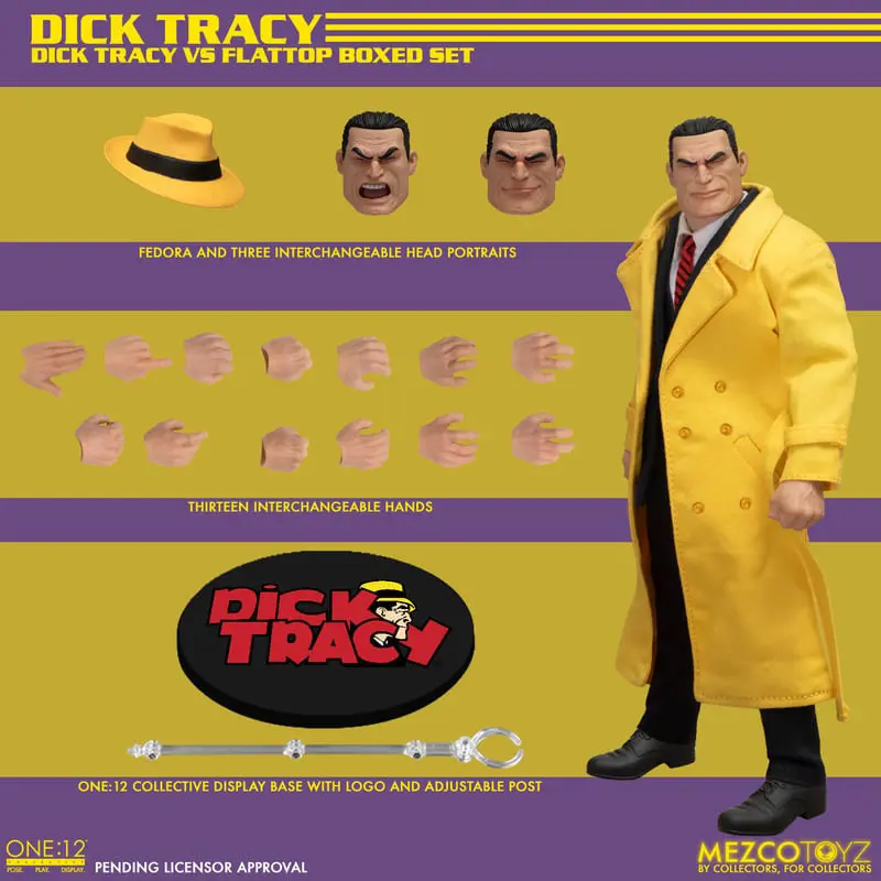 Akční figurky Dick Tracy 1/12 Dick Tracy vs Flattop Box Set 17 cm fotografii produktu