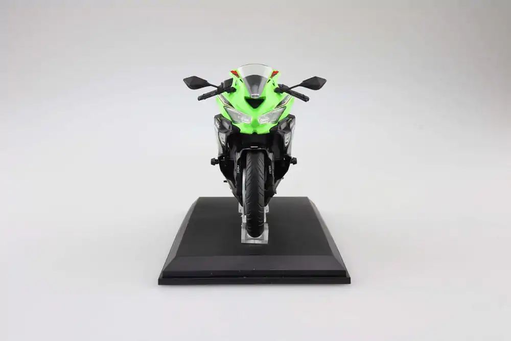 Diecast Bike Series Soška 1/12 Kawasaki Ninja ZX-25R Limetková Zelená × Ebenová 16 cm fotografii produktu