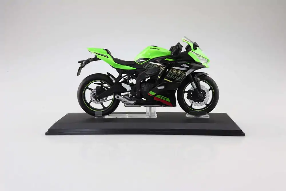 Diecast Bike Series Soška 1/12 Kawasaki Ninja ZX-25R Limetková Zelená × Ebenová 16 cm fotografii produktu