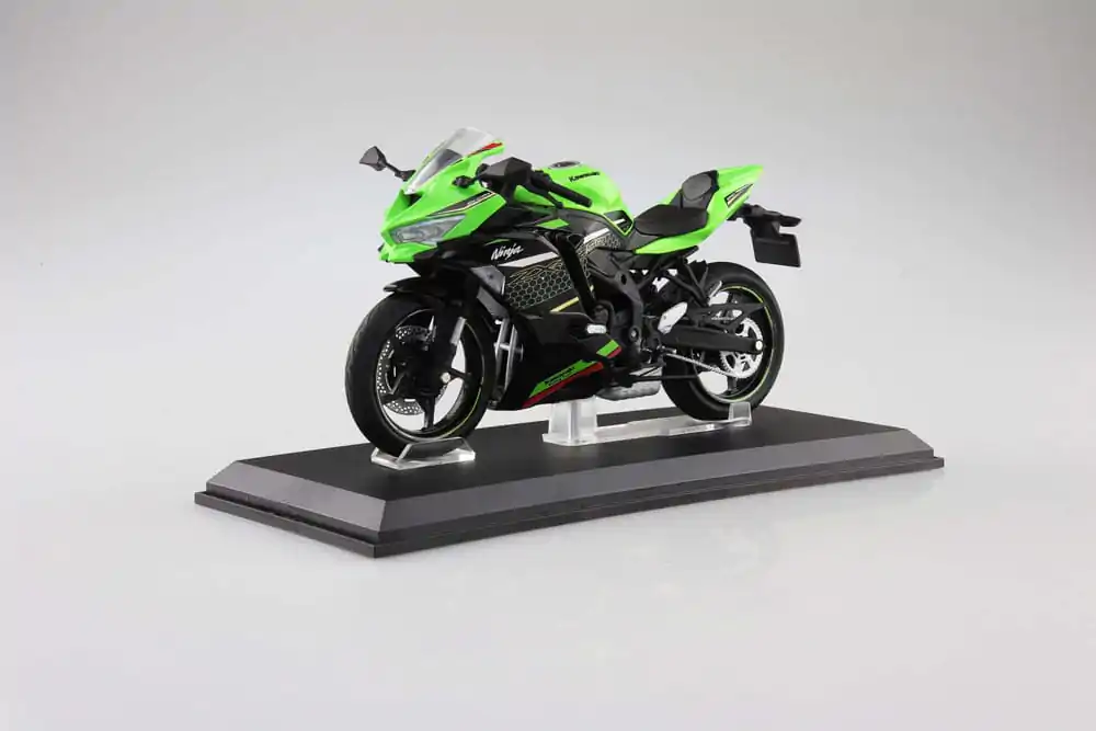 Diecast Bike Series Soška 1/12 Kawasaki Ninja ZX-25R Limetková Zelená × Ebenová 16 cm fotografii produktu