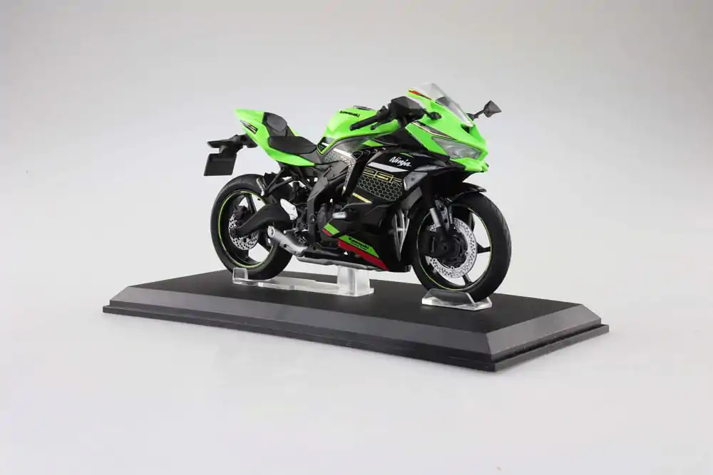 Diecast Bike Series Soška 1/12 Kawasaki Ninja ZX-25R Limetková Zelená × Ebenová 16 cm fotografii produktu