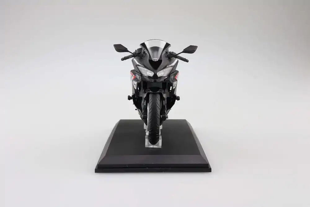 Série Diecast motorek Soška 1/12 Kawasaki Ninja ZX-25R Metallic Spark Black×Peal Flat Stardust White 16 cm fotografii produktu