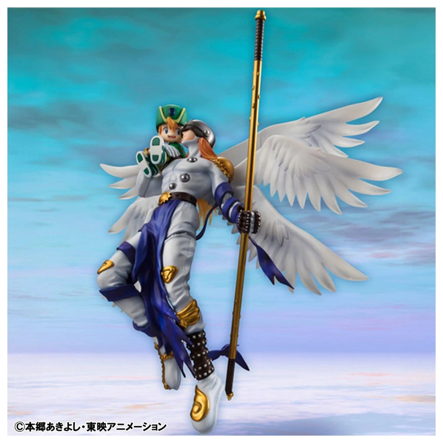Digimon Adventure G.E.M. Series PVC figurka Angemon & Takeru Takaishi 22 cm (Repeat) fotografii produktu